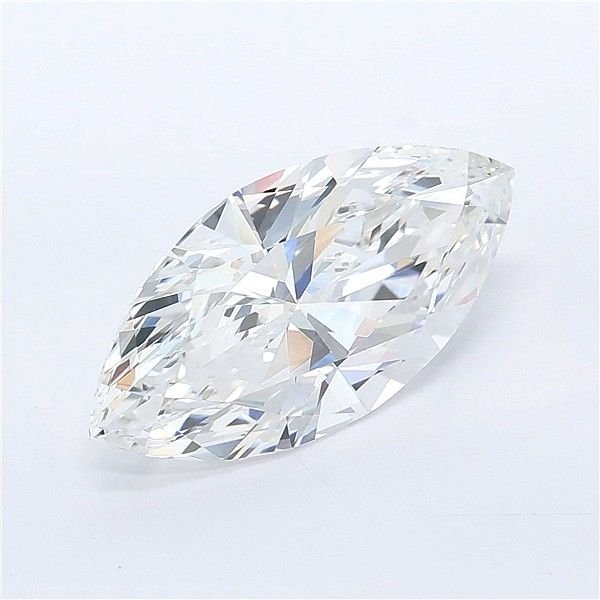 3.00ct E VVS2 Rare Carat Ideal Cut Marquise Lab Grown Diamond