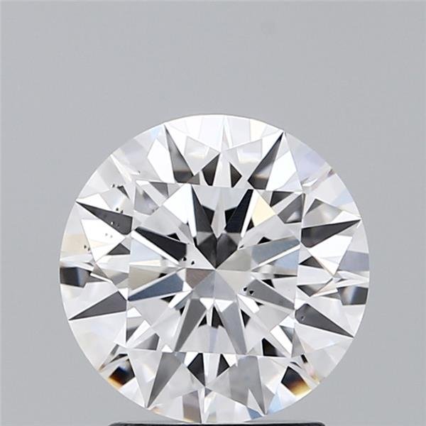 2.21ct D SI1 Rare Carat Ideal Cut Round Lab Grown Diamond