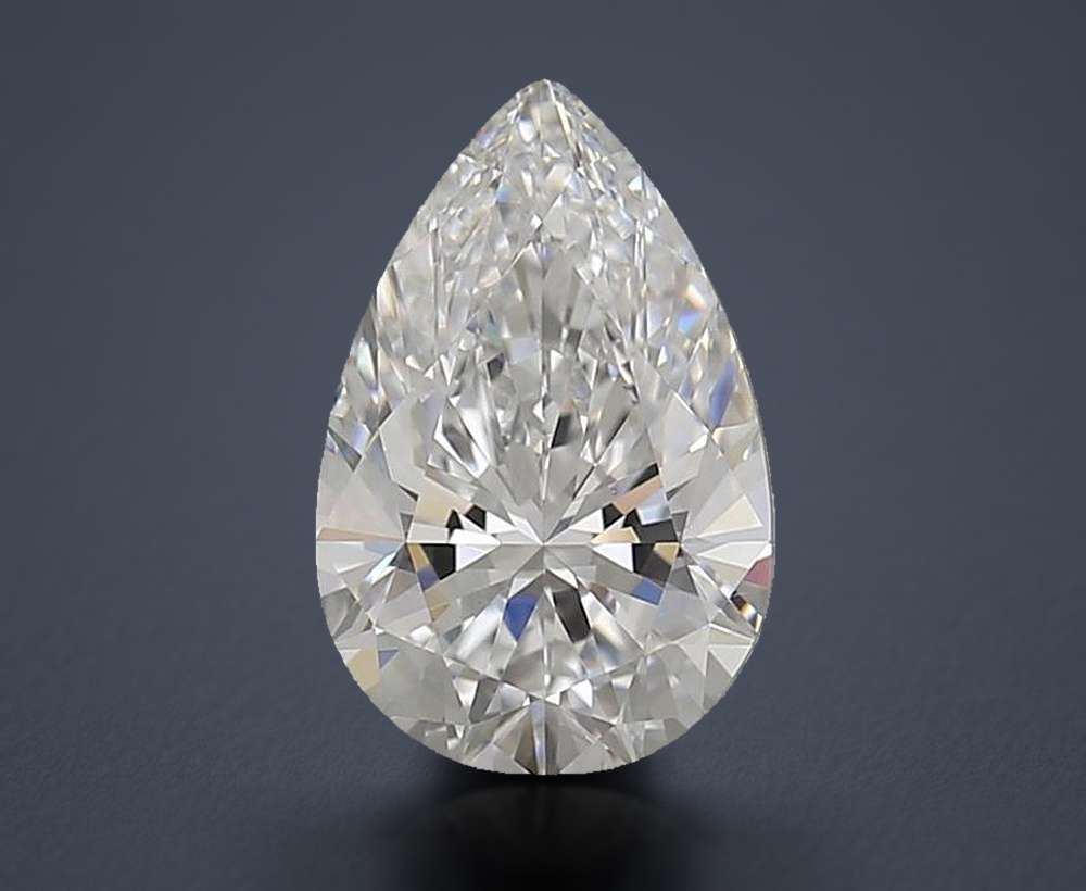 2.00 Carat Pear Lab Diamond