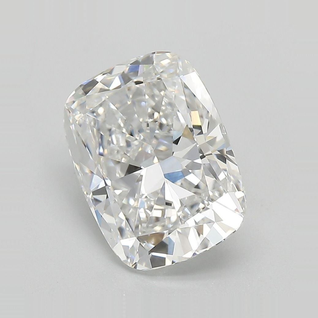 3.74ct F VS2 Very Good Cut Cushion Lab Grown Diamond