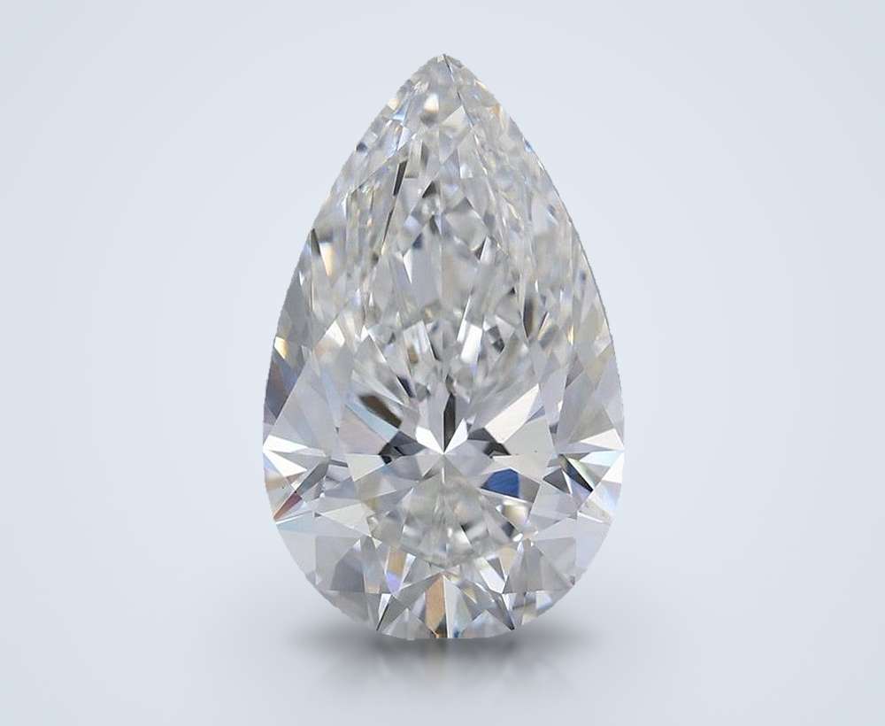 5.86 Carat Pear Lab Diamond
