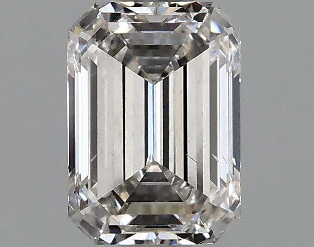 1.06ct F SI1 Rare Carat Ideal Cut Emerald Lab Grown Diamond