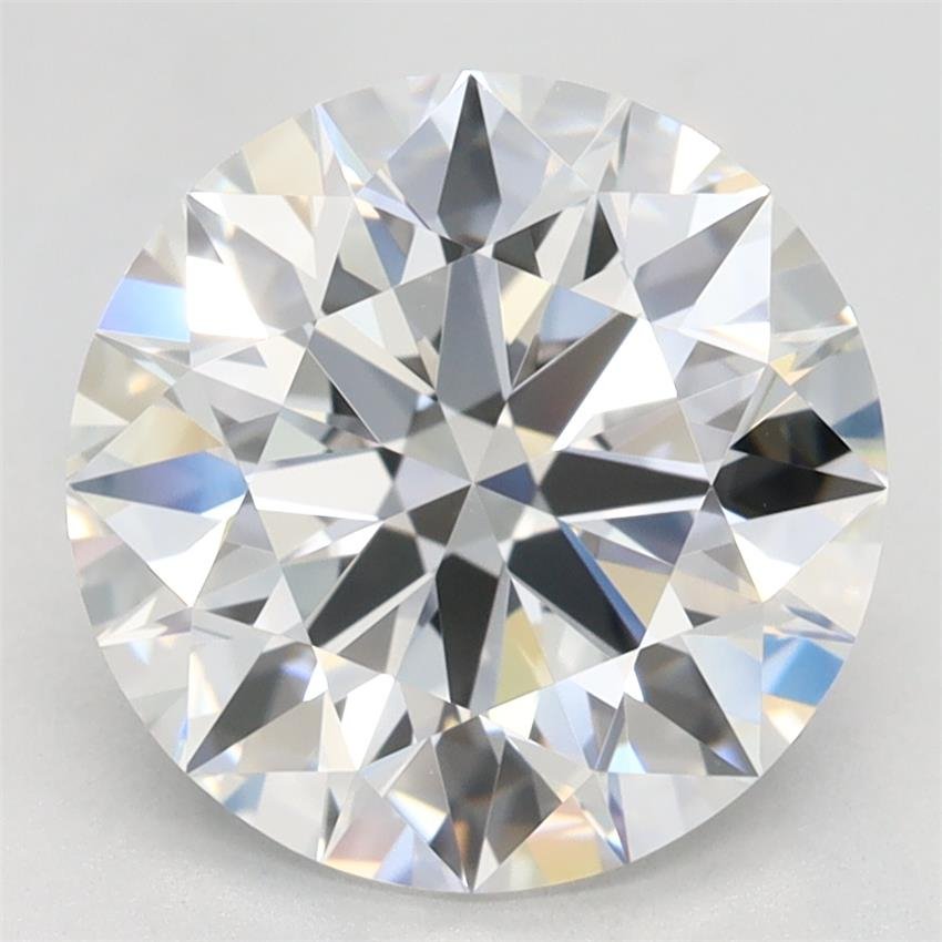 3.14ct E VVS1 Rare Carat Ideal Cut Round Lab Grown Diamond