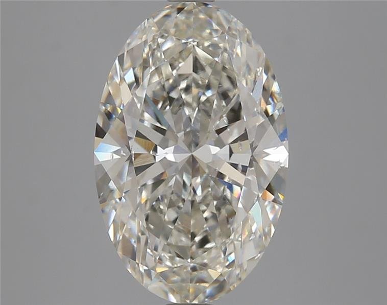 4.01ct I SI1 Rare Carat Ideal Cut Oval Lab Grown Diamond