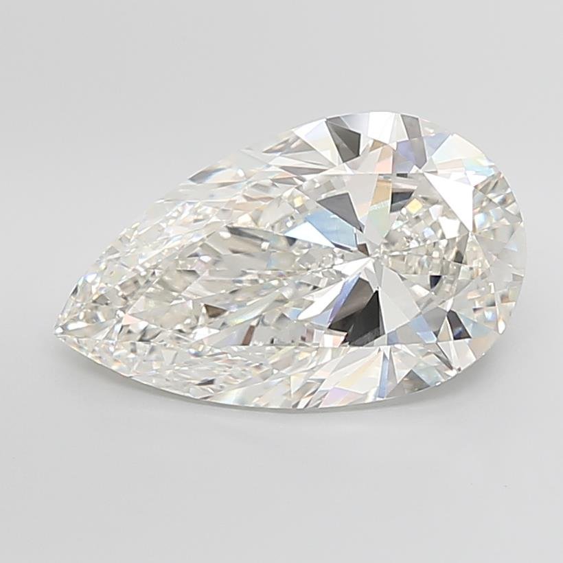 9.94ct G VVS2 Rare Carat Ideal Cut Pear Lab Grown Diamond