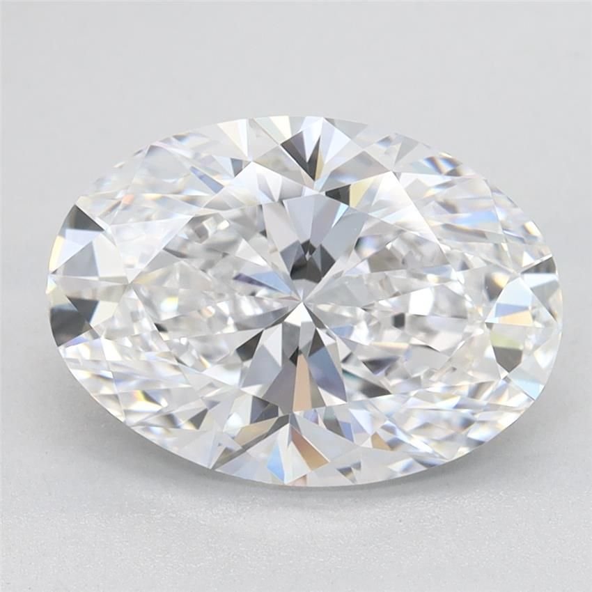 2.69ct D VVS1 Rare Carat Ideal Cut Oval Lab Grown Diamond