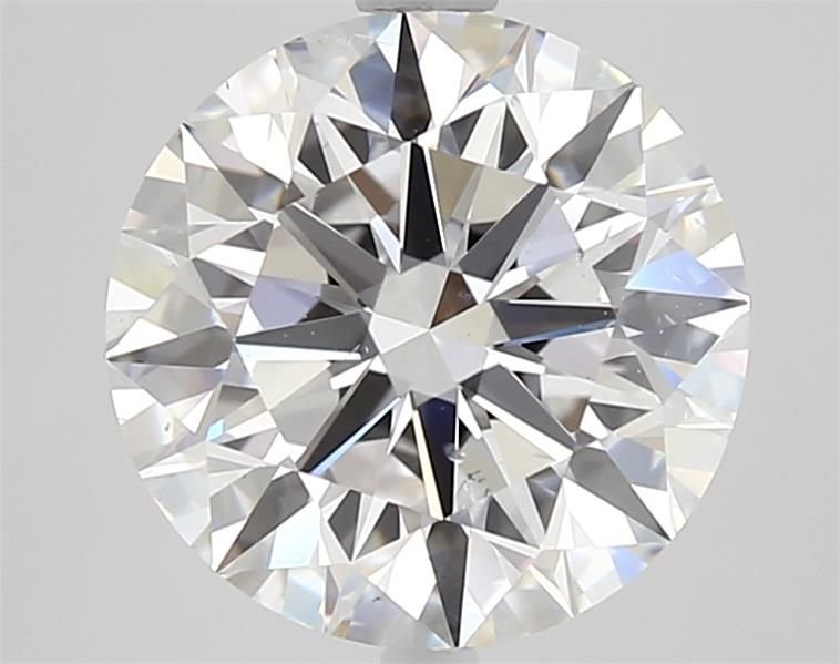 3.05ct D SI2 Rare Carat Ideal Cut Round Diamond