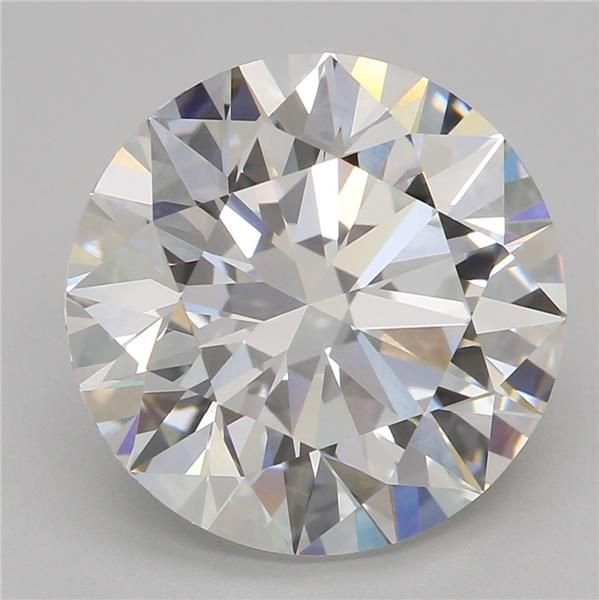 4.06ct E VVS2 Rare Carat Ideal Cut Round Lab Grown Diamond