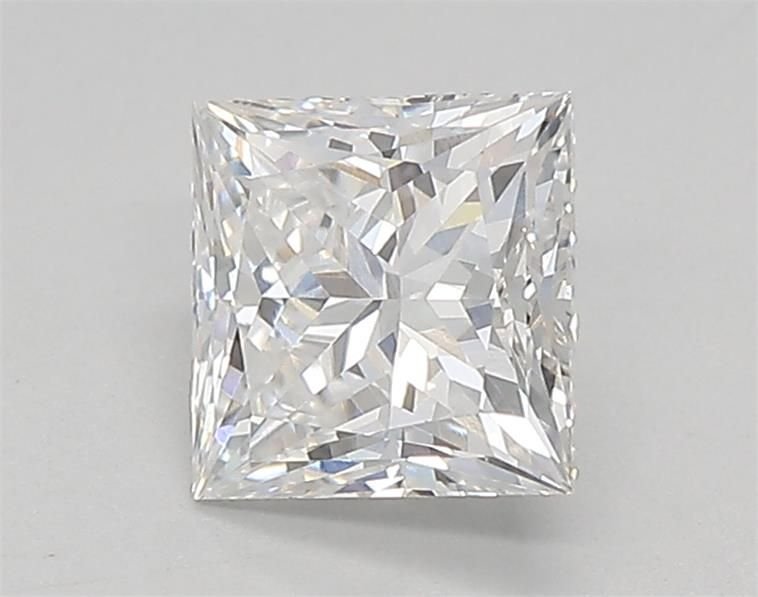 0.91ct E VVS2 Rare Carat Ideal Cut Princess Lab Grown Diamond