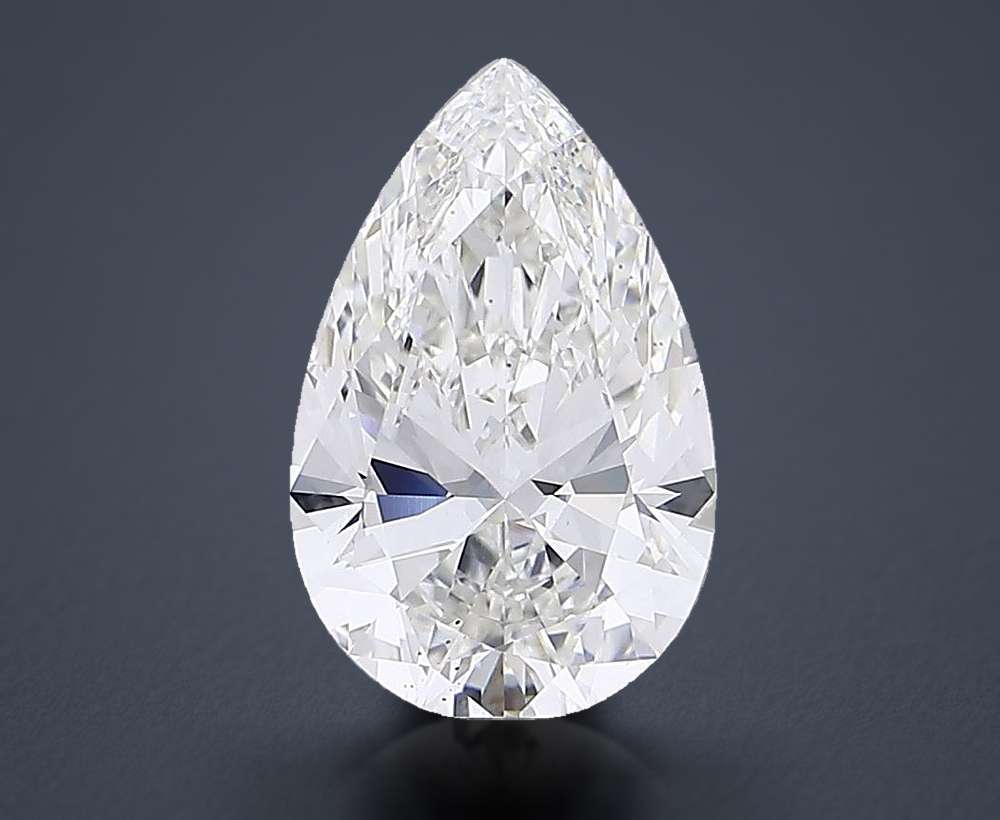 7.56 Carat Pear Lab Diamond