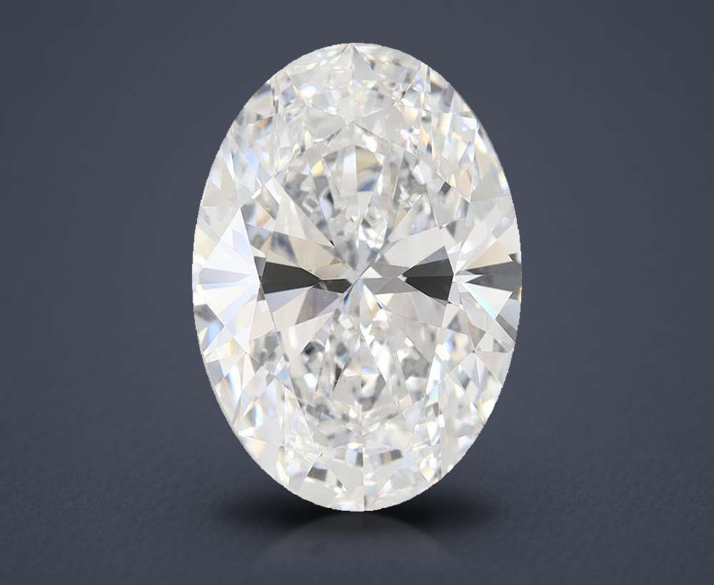 3.78 Carat Oval Lab Diamond