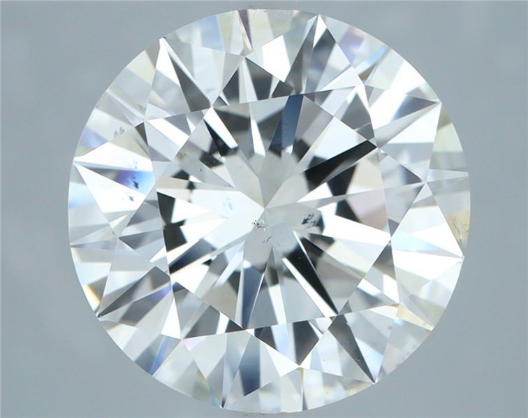 6.04ct H SI1 Excellent Cut Round Diamond