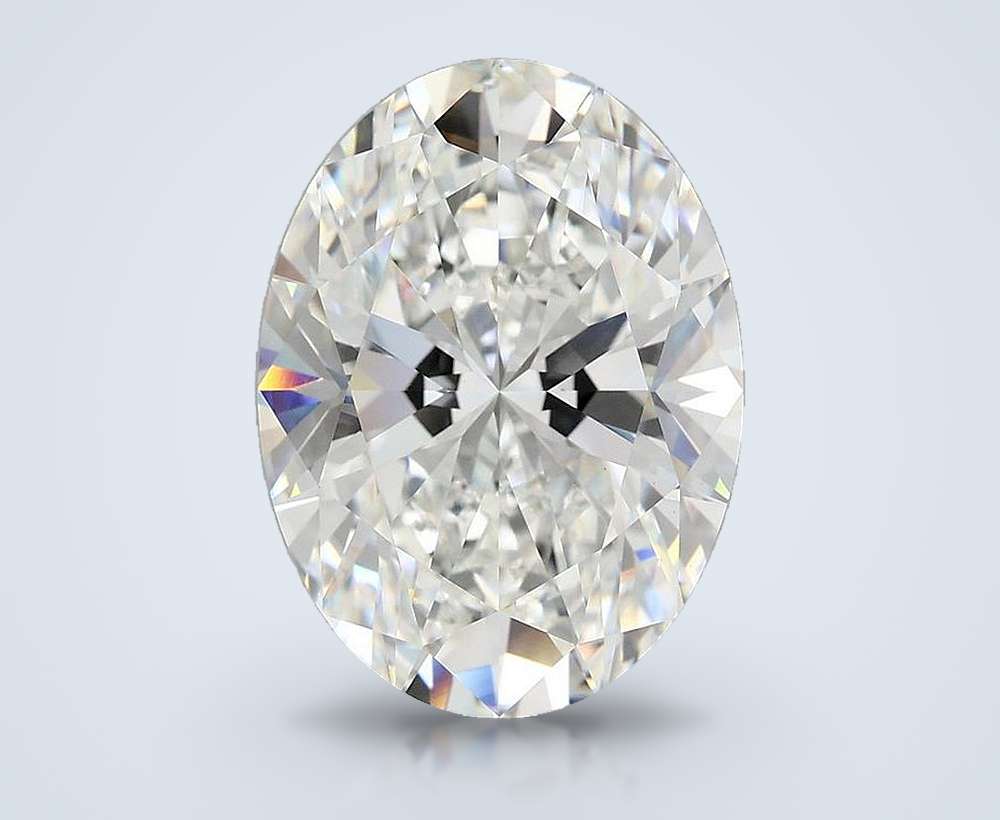 6.82 Carat Oval Lab Diamond