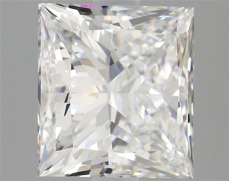 2.93ct F VS1 Rare Carat Ideal Cut Princess Lab Grown Diamond