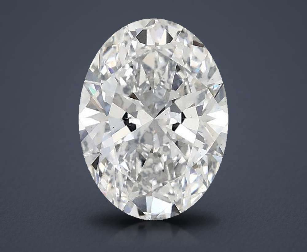 1.00 Carat Oval Lab Diamond