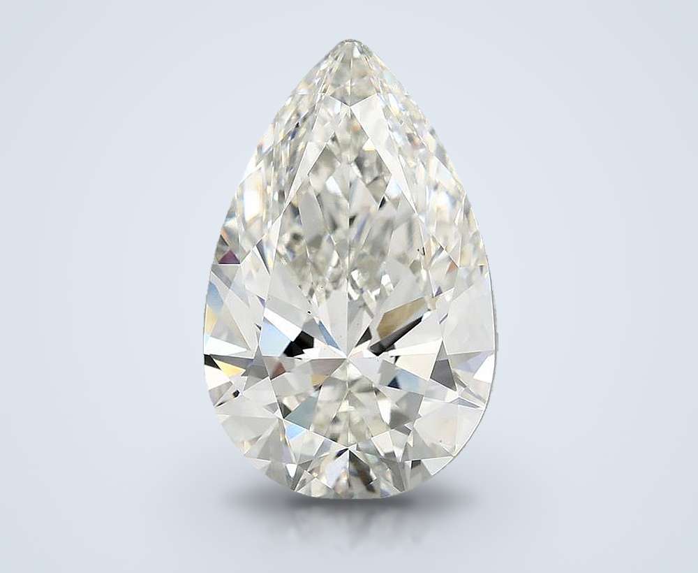 5.83 Carat Pear Lab Diamond