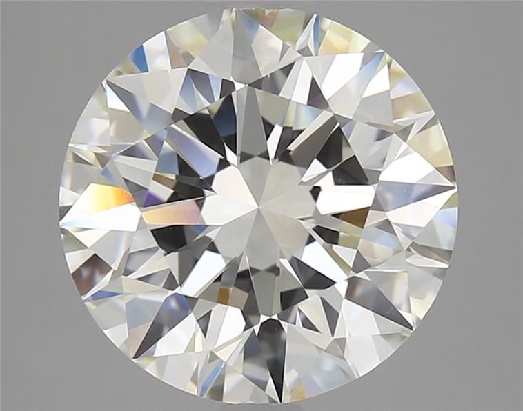 5.56ct K VS2 Rare Carat Ideal Cut Round Diamond