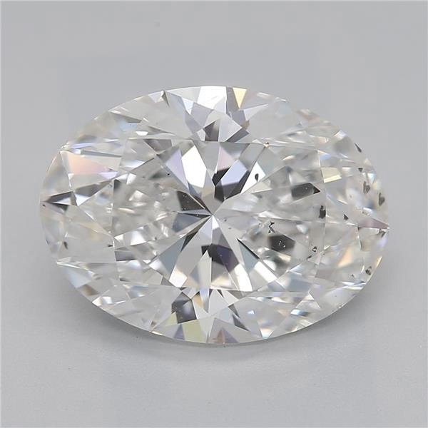 3.01ct G SI1 Rare Carat Ideal Cut Oval Diamond