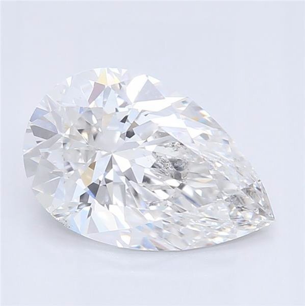 0.84ct E VS2 Rare Carat Ideal Cut Pear Lab Grown Diamond