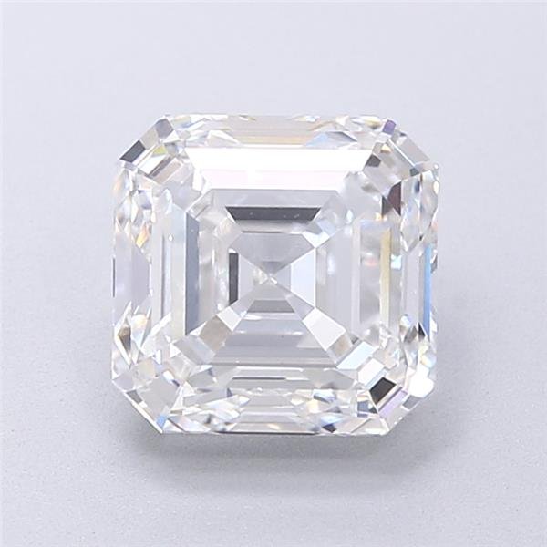 2.60ct D VS1 Rare Carat Ideal Cut Asscher Lab Grown Diamond