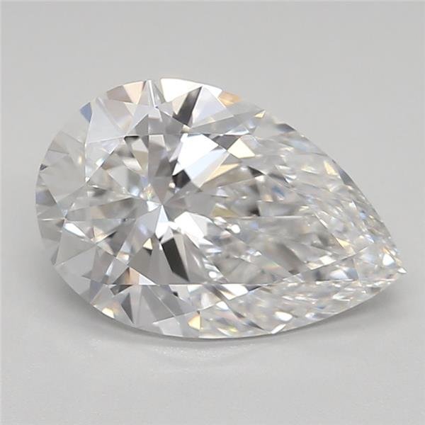 1.84ct E VVS2 Rare Carat Ideal Cut Pear Lab Grown Diamond