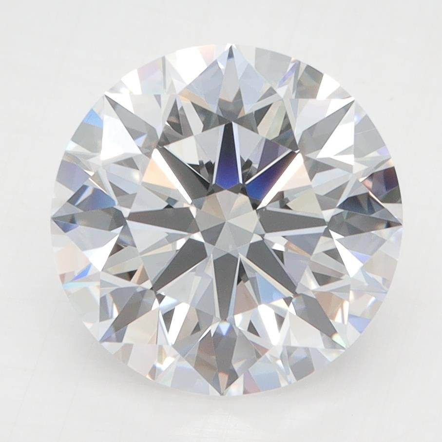 3.73ct D VVS1 Rare Carat Ideal Cut Round Lab Grown Diamond