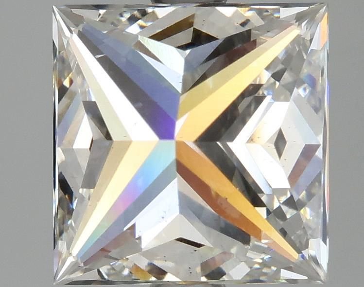 2.63ct H VS2 Rare Carat Ideal Cut Princess Lab Grown Diamond