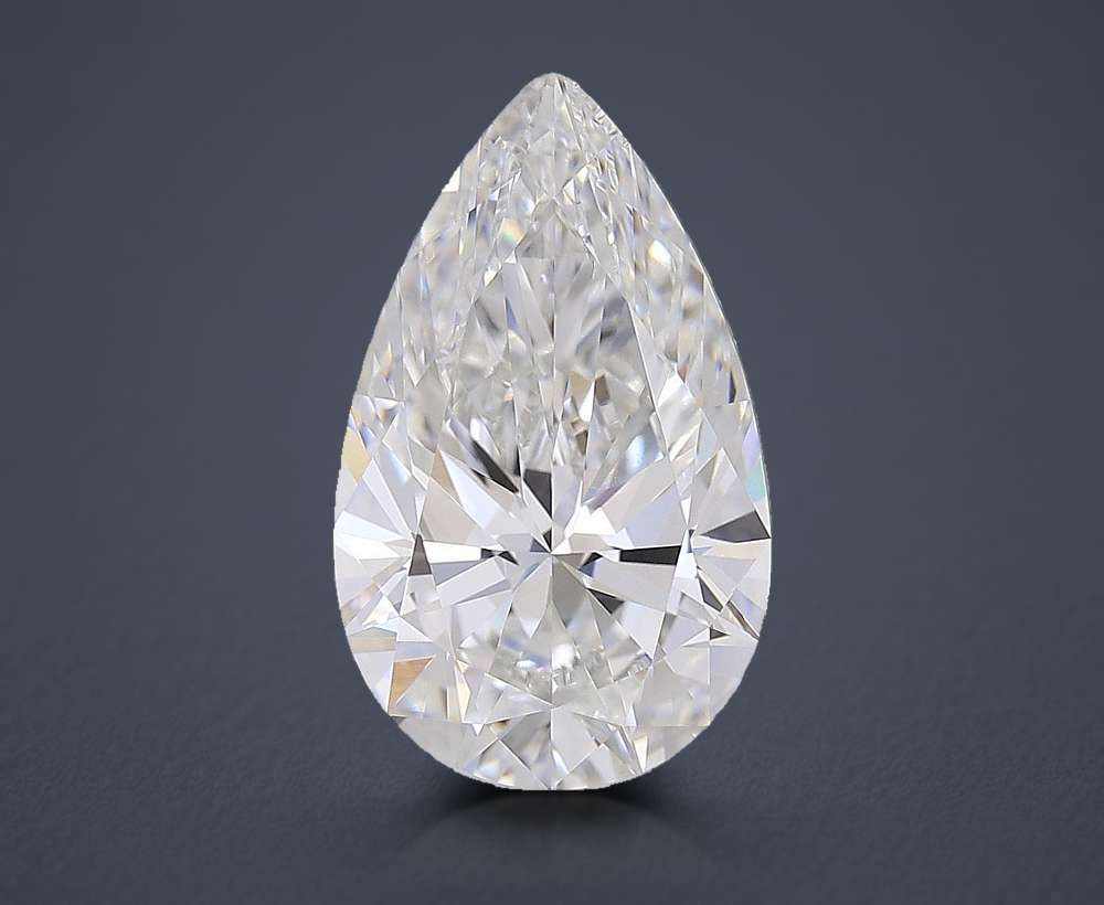 6.04 Carat Pear Lab Diamond