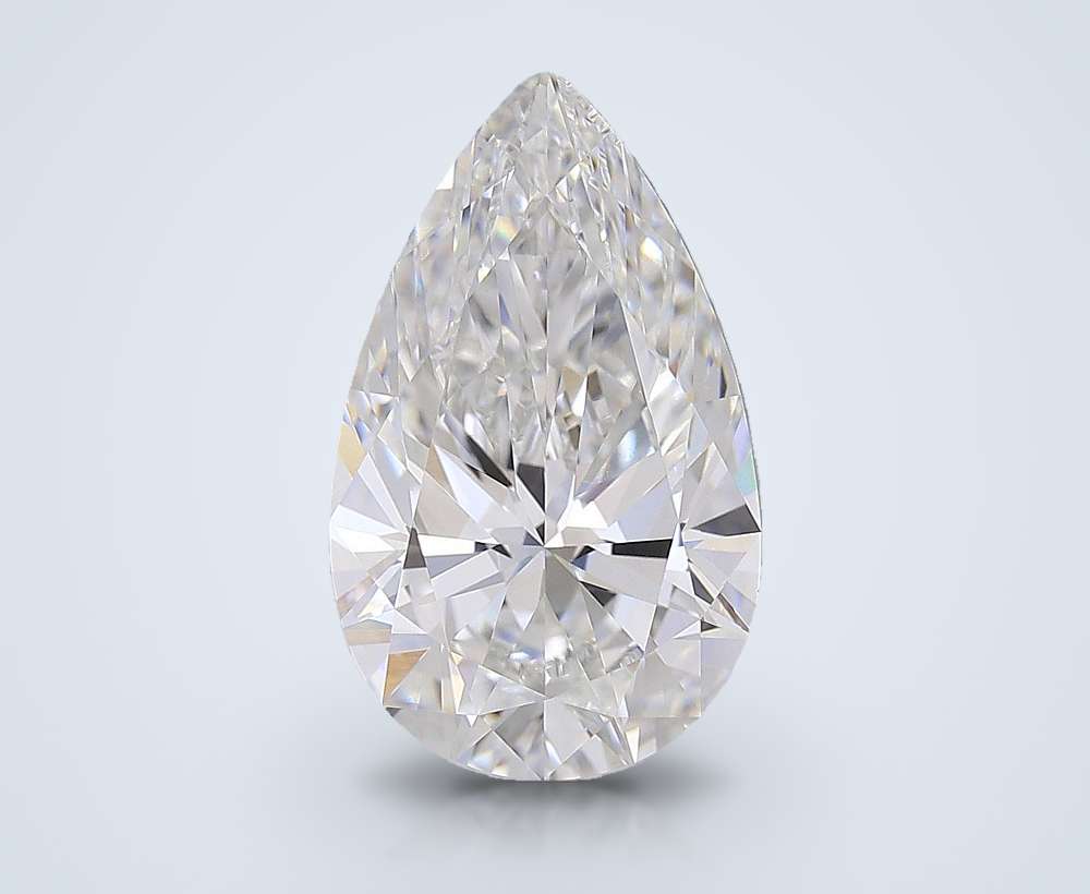 6.04 Carat Pear Lab Diamond