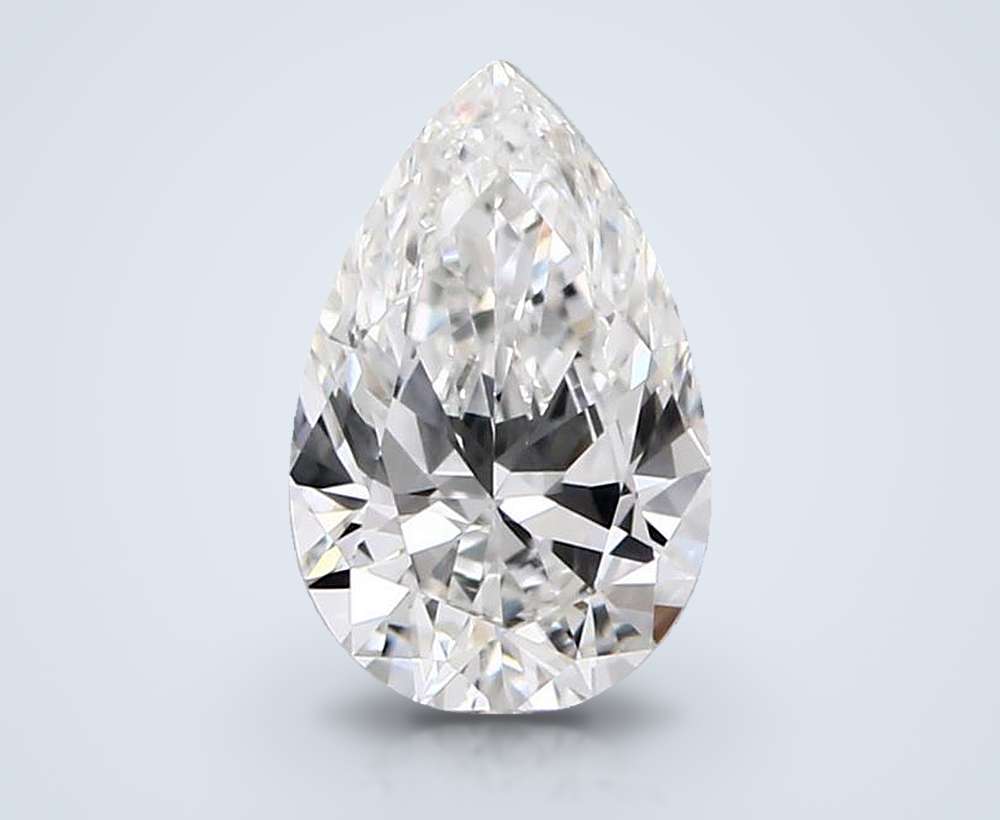 0.61 Carat Pear Lab Diamond