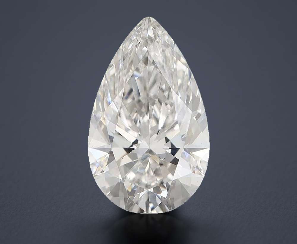 3.57 Carat Pear Lab Diamond