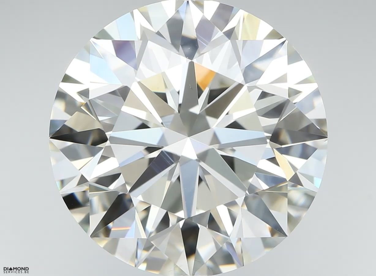 5.30ct J VS1 Rare Carat Ideal Cut Round Diamond