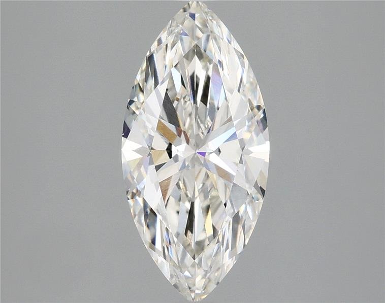 1.95ct H VS1 Rare Carat Ideal Cut Marquise Lab Grown Diamond