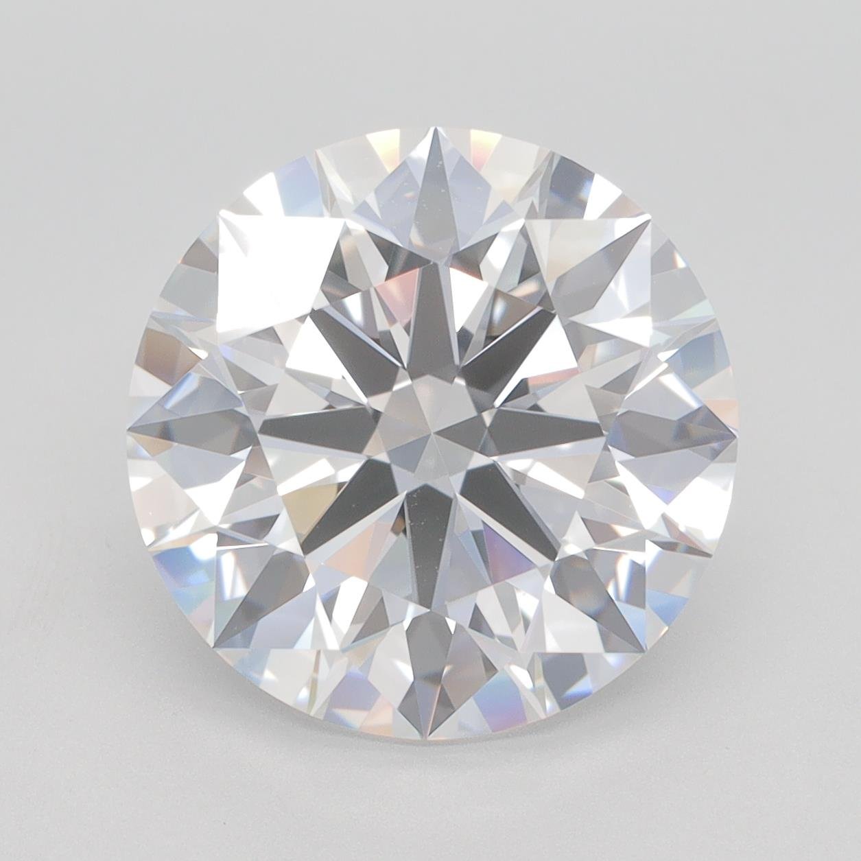 6.04ct D VVS1 Rare Carat Ideal Cut Round Lab Grown Diamond