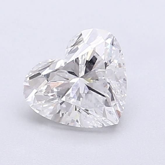 0.87ct D VS2 Rare Carat Ideal Cut Heart Lab Grown Diamond