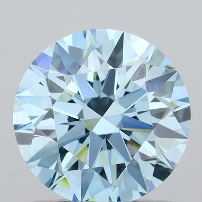 1.05 Ct. Fancy Vivid Blue Round Lab Diamond