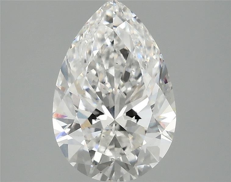2.58 Carat Pear Lab Diamond