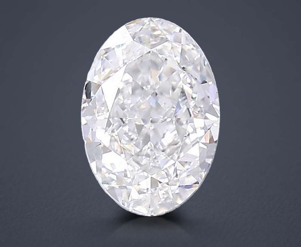 5.26 Carat Oval Lab Diamond