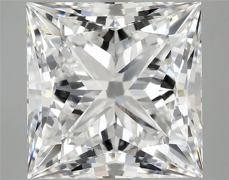 8.17ct E VVS2 Rare Carat Ideal Cut Princess Lab Grown Diamond