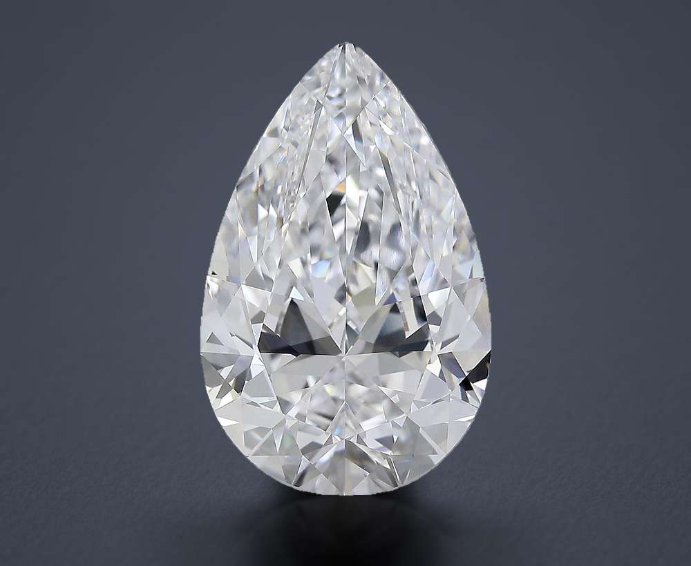 10.01 Carat Pear Natural Diamond