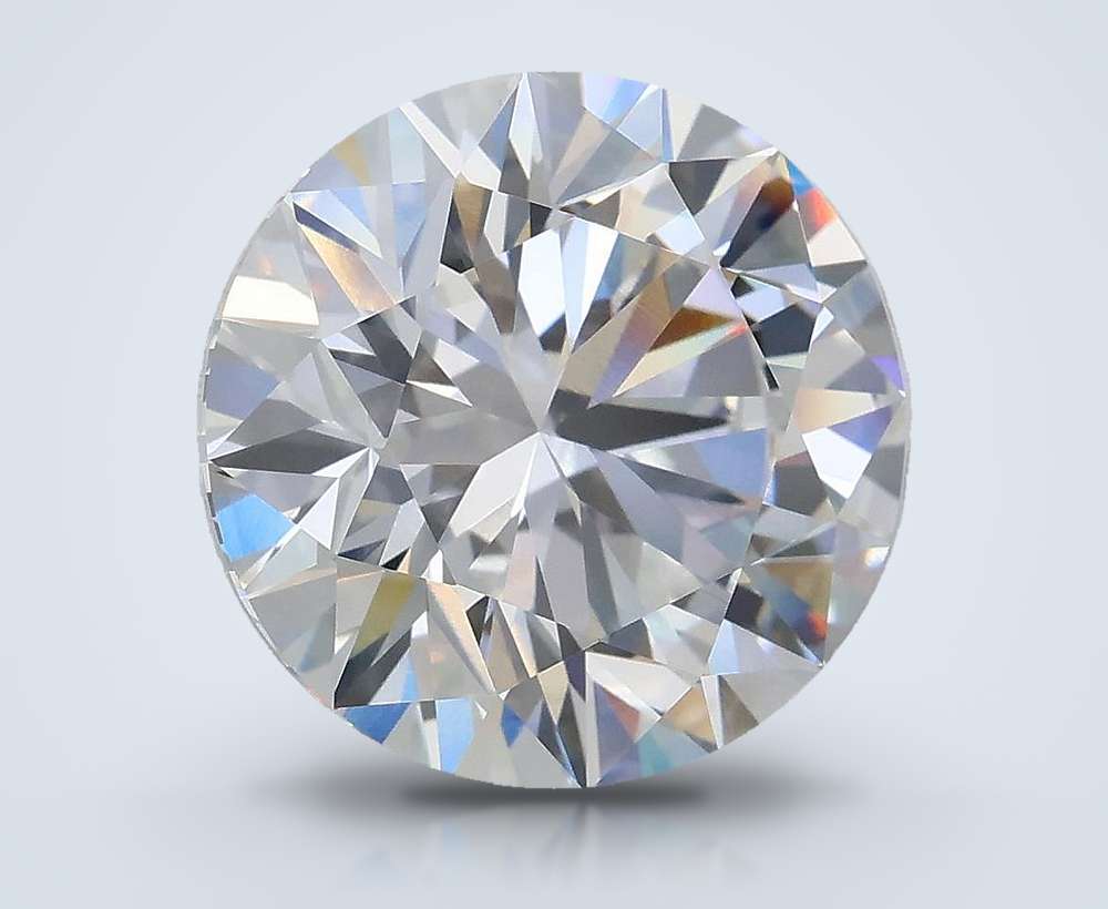 4.09 Carat Round Lab Diamond