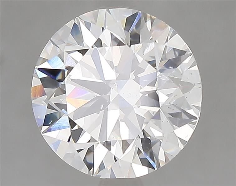 2.56ct E SI1 Rare Carat Ideal Cut Round Lab Grown Diamond