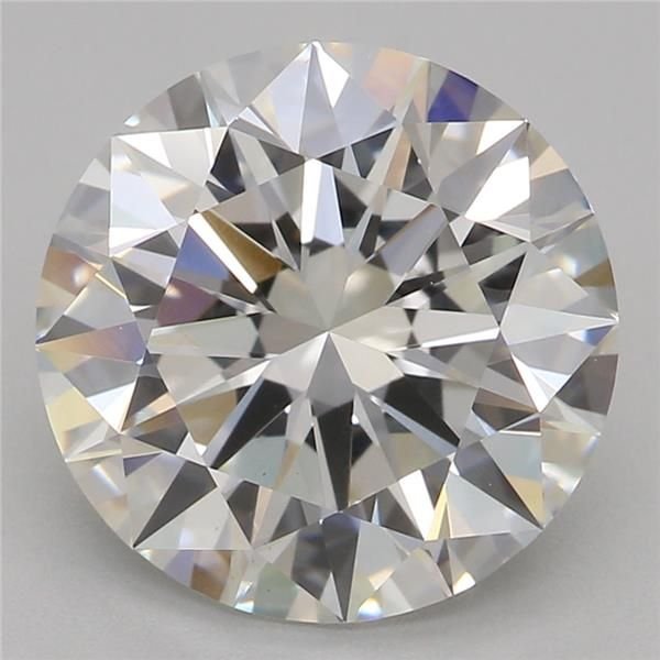 2.55ct F VS1 Excellent Cut Round Lab Grown Diamond