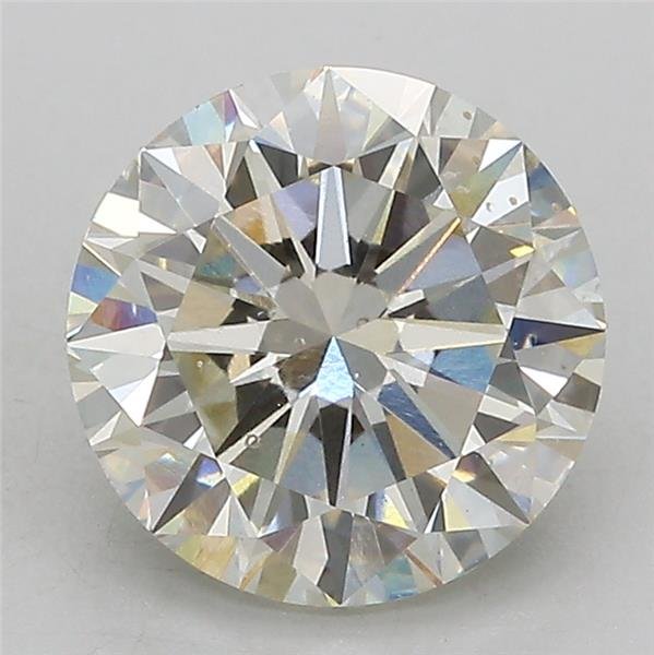 3.00ct J VS2 Very Good Cut Round Lab Grown Diamond