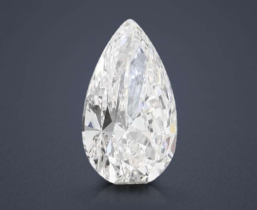 1.00 Carat Pear Lab Diamond