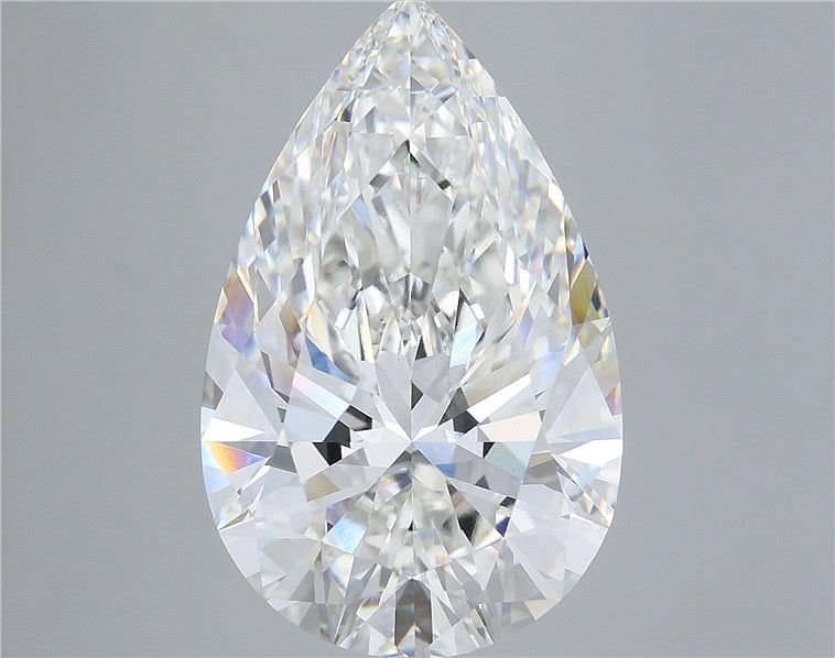 11.59ct F VVS2 Rare Carat Ideal Cut Pear Lab Grown Diamond
