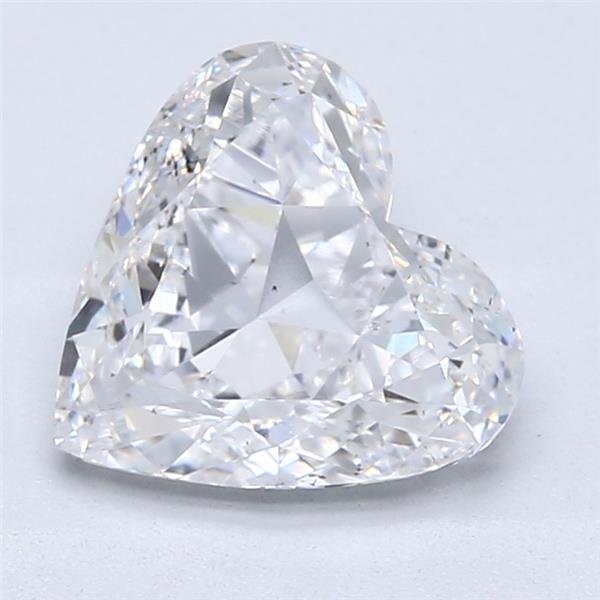 3.05ct E SI1 Good Cut Heart Diamond