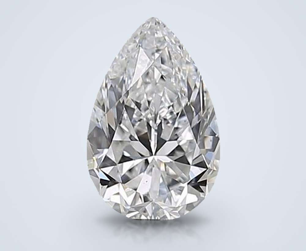 1.30 Carat Pear Natural Diamond