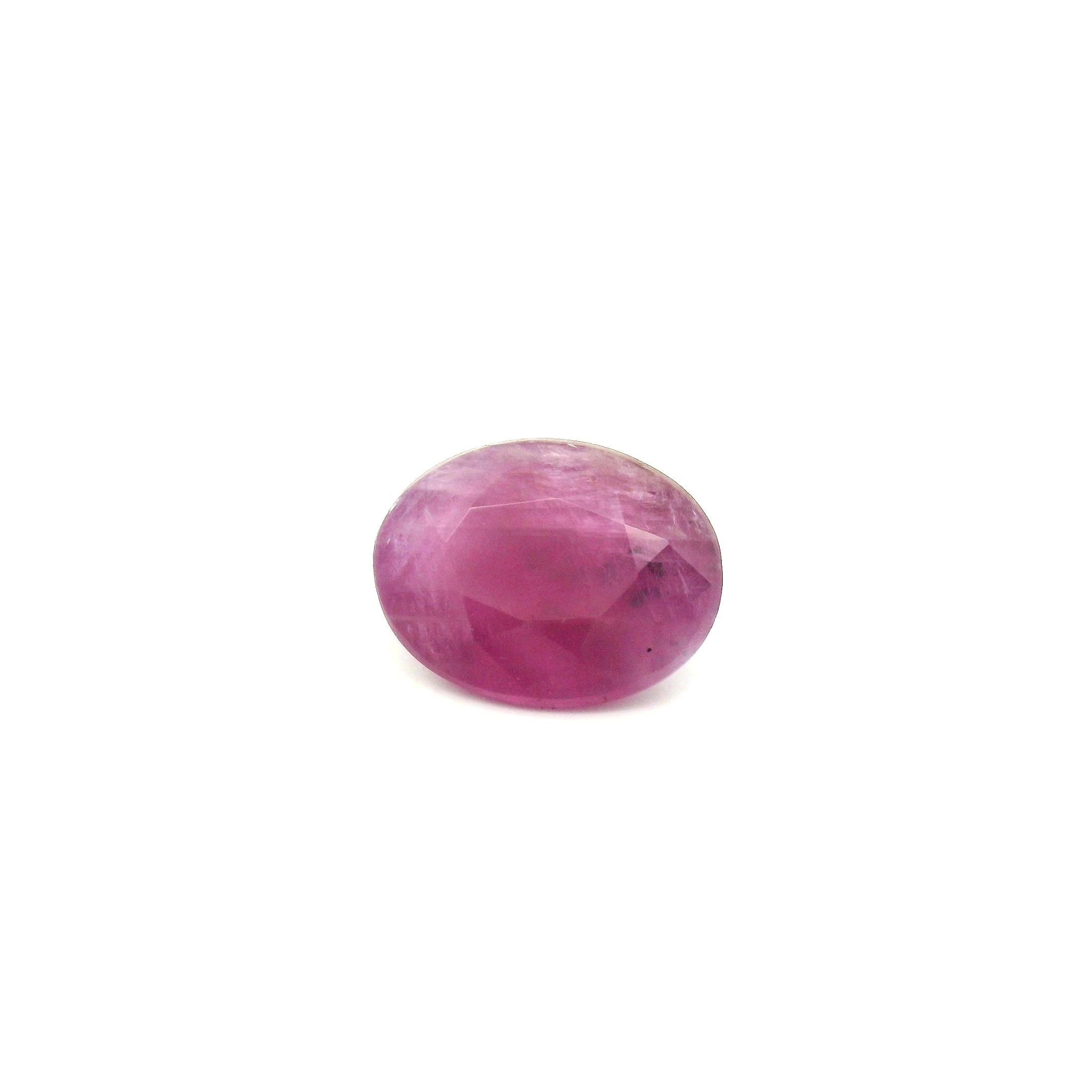 1.53 Carat Red Oval Ruby
