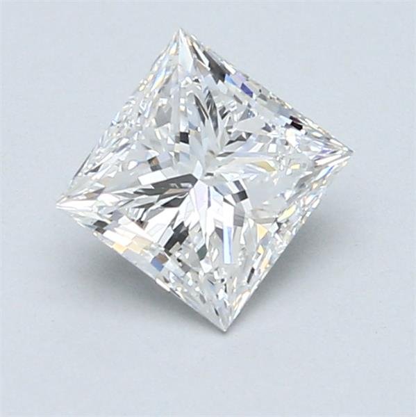 1.01ct E SI1 Very Good Cut Princess Diamond